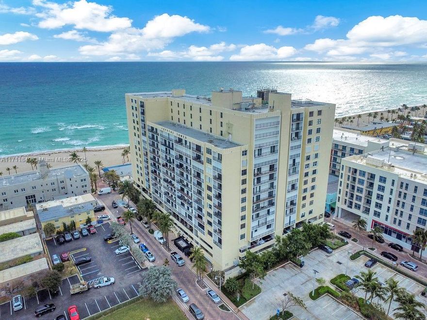 Welcome to Crystal Towers Condo on Hollywood Beach. This 1 bedroom 1.5 bath offers spectacular views of the Intracoastal and Ocean and assigned garage parking. Enjoy over 50 restaurants, live music, 30 shops, entertainment, and 3 parks to choose from on the boardwalk or simply relax on the beach and enjoy the water. Make your appointment today, this gem will not last! Ask your agent for details on FHA insurability options. IN - Insurable.