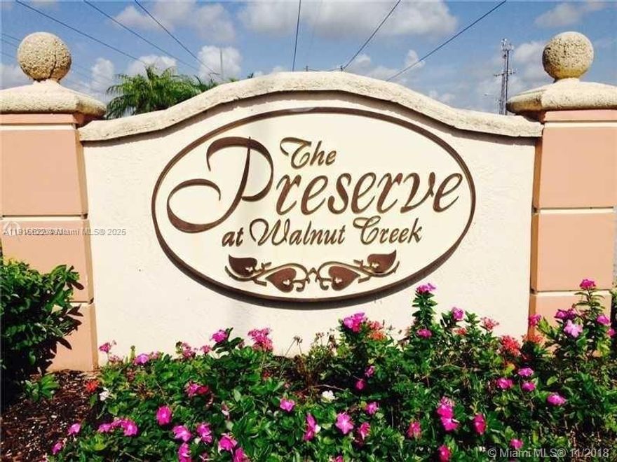 3/2 LAKE VIEW LOCATED IN THE PRESTIGIOUS THE PRESERVE AT WALNUT CREEK, GATED COMMUNITY, ENJOY THE STUNNING LAKE VIEW. EXPANSIVE LIVING SPACE. WASHER AND DRYER IN THE UNIT. TILE IN THE ENTIRE APARTMENT. CLUB HOUSE ACROSS TO THE UNIT. ACCESS TO HIGHWAYS, RESTAIRANTS, PEMBROKE PINES MALL, SHOPPING, GREAT SCHOOLS, GROCERIES, EXCELLENT HOSPITALS, NEAR HOUSE OF WORSHIP, 2 INTERNATIONAL AIRPORTS, MINUTES TO THE BEACH, PARKS, CASINOS, NIGHT ENTERTAIMENT, AND MUCH MORE, A MUST SEE!