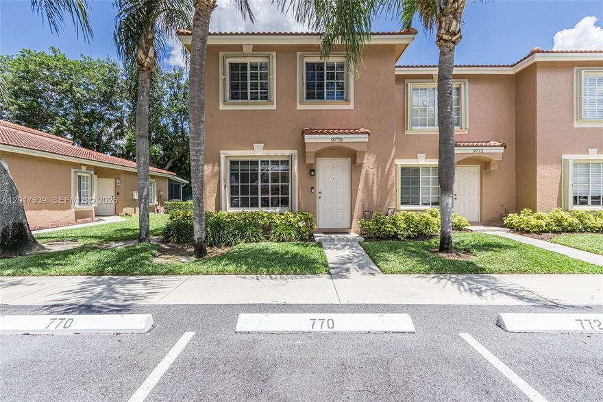 Beautiful and well-maintained 3-bedroom, 2.5-bath townhome located in the gated community of Santa Cruz! This spacious home features a versatile first-floor bedroom/den with a half bath, perfect for guests, a home office, or flex space. Upstairs, you’ll find the private primary suite along with an additional bedroom and full bath.

Enjoy added peace of mind and modern convenience with hurricane accordion shutters, an in-duct LED air purification system, smart digital A/C thermostat controllable from your phone, and Ring floodlight cameras included with the home.

Santa Cruz offers residents a community pool, two assigned parking spaces, and ample guest parking. Conveniently located in Boynton Beach just minutes from Boynton Beach Mall, popular shopping, dining, and major highways for an easy commute. Pet-friendly community allowing up to 2 pets.