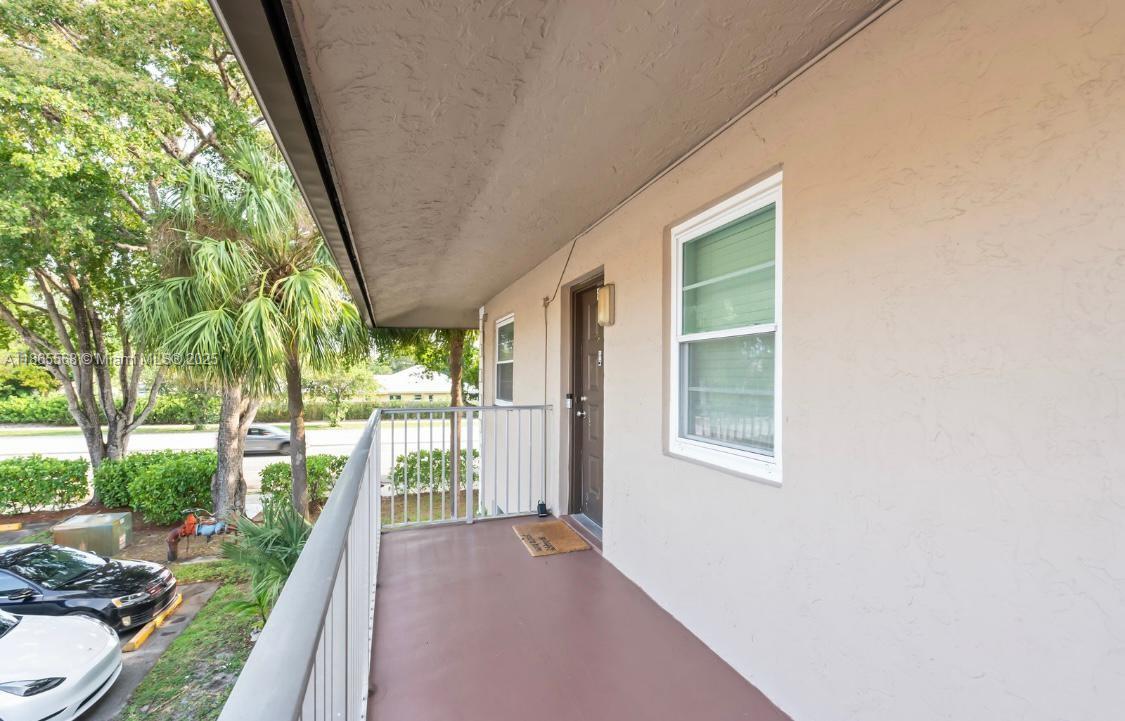 Bright and spacious corner 2 bed, 2 bath condo in the heart of Coral Springs, featuring a full-sized washer and dryer in-unit. Recently updated with fresh paint, no popcorn ceilings in main areas, new cordless window treatments, wood-look tile in the bedrooms, and new laminate flooring throughout the main areas, kitchen, and guest bath. Enjoy a modern kitchen with stainless steel appliances, a screened-in patio with storage, and an updated master bath with new vanity and shower. The community offers a pool, gym, and water is included in rent, perfectly combining comfort, style, and convenience in a central location close to shopping, dining, and major highways.