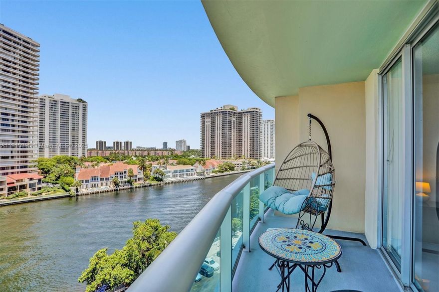 Stunning waterfront condo in the heart of Sunny Isles Beach. Move-in ready 1 bed plus Den, 1 bath fully furnished with water views! Just steps from Sunny Isles Beach. The building offers all amenities, gym, pool, valet, and more! Ready to show. Short-term rental is available too.  Contact the listing agent for showings