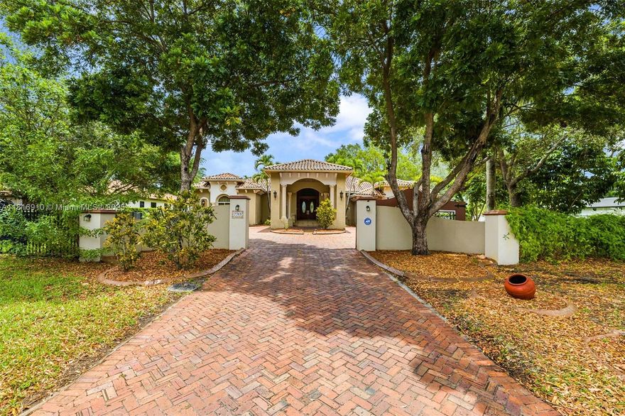 Welcome to an exquisite single-family residence at 7761 SW 122nd Ave, Miami, FL, boasting 5,190 square feet of luxurious living space. This elegant home located in horse country, Miami, offers five spacious bedrooms and four beautifully appointed bathrooms, each featuring high-end finishes like granite and marble.
 Enjoy additional culinary experiences in the eat-in kitchen, ideal for family gatherings and entertaining guests.
This residence also boasts custom closets, providing ample storage and organization solutions. The bathrooms are a masterpiece of design, featuring bidets, ceramic finishes, double sinks, and more, exemplifying sophistication and style.

Outside, the property extends into an oasis with a below-ground pool, perfect for cooling off on warm Miami days.