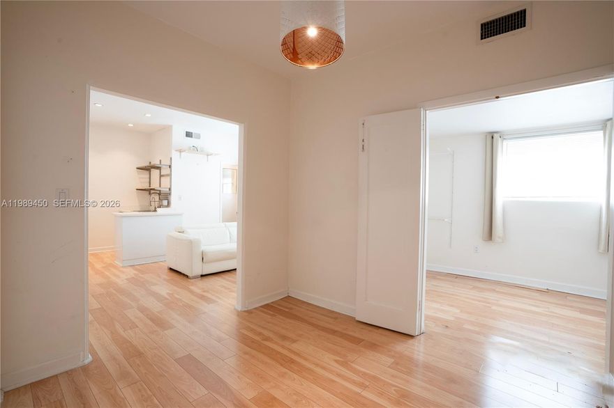 Exceptional value for a one-bedroom, one-bathroom Art Deco gem in the heart of South Beach. Bright, open layout with high ceilings and great natural light in the iconic Barbara building, an architectural landmark designed by renowned Henry Hohouser. Enjoy beautifully maintained gardens with fountains, offering a serene and tranquil setting. The unit includes a new A/C installed in 2025. Steps to dining, coffee shops and just minutes to the beach, Ocean Drive and Lincoln Road. Move-in Ready, rare opportunity to own a piece of Miami Beach history.