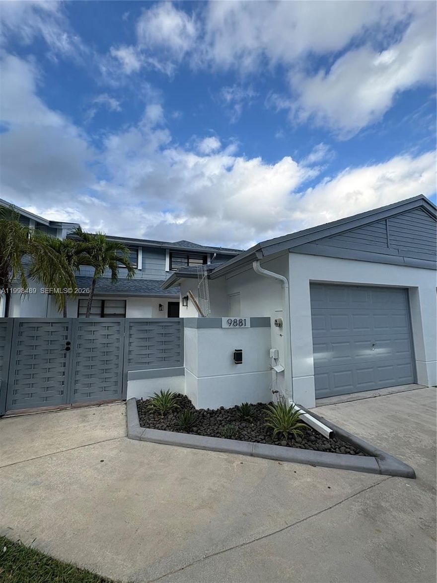 Completely remodeled 3BR/2BA townhouse. Features include 2 refrigerators, washer and dryer. Access to Doral Park Clubhouse. Located in a community with A+ schools. Ready to move-in.