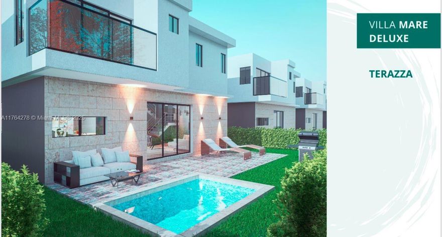 This Property is Locatel in the Dominican Republic  3 bedrooms and 3.5 bathrooms with a Pool 
2 car garage. Payments plan: 20% signing contract  40% during construction 40% when the house is ready 
 would be ready June 2026