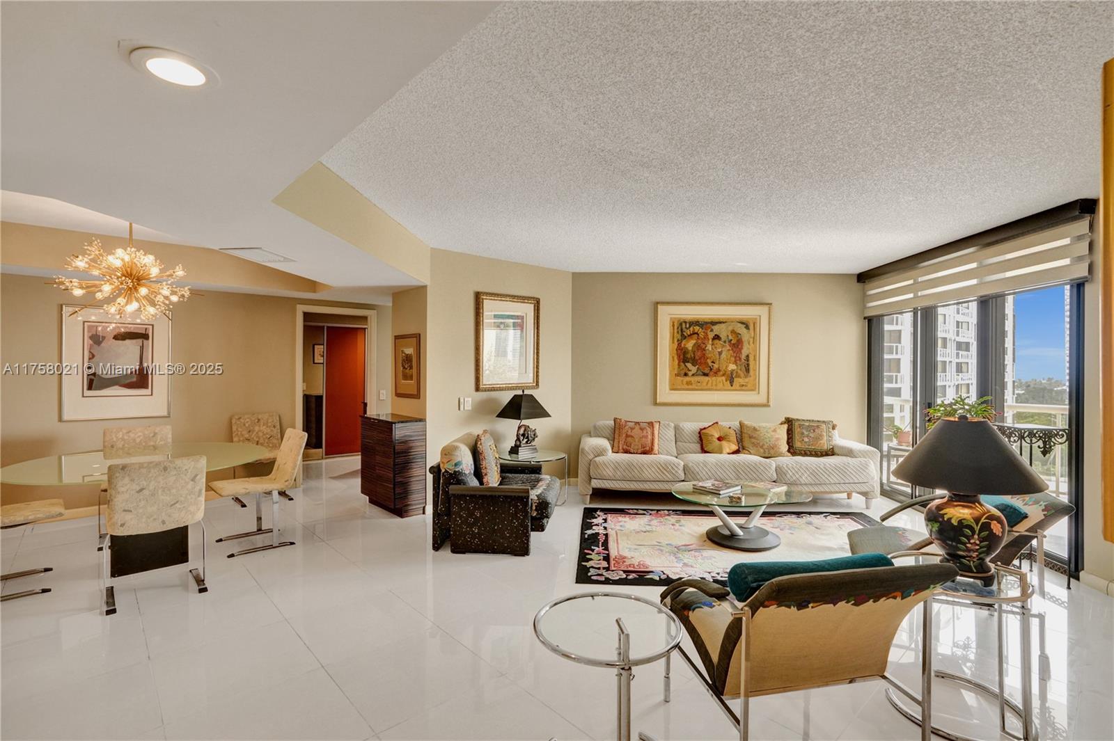 Discover the largest 3BD/2BA in Portsview at the best price! This 10th-floor unit boasts breathtaking views of the Waterways Marina, pool, lanai deck & ocean. Enjoy porcelain tile floors in main areas, cozy carpet in bedrooms, & motorized zebra shades on all windows. The upgraded kitchen offers extra storage, while hurricane impact windows provide security & peace of mind. Washer/dryer only 2 years old. Includes an extra storage unit on the 2nd floor & 1 assigned covered parking space, with an option to rent a second. Can be sold furnished or unfurnished. Access to Waterways Marina, 2 heated pools, & top amenities. Conveniently located near places of worship, Aventura Mall, A-rated schools, & more! Can rent after 1-year of ownership. Don’t miss this opportunity!
