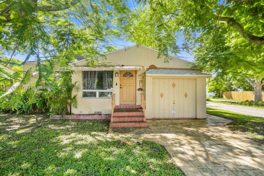2 bed 1 bath with den. Attached loft garage with separate entrance, Granite kitchen counters, Wooden floors in bedrooms and living dining area. central a/c new remodeled bathroom. Fenced garden at rear, corner lot. Fruit trees. Washer /dryer hookup in Garage.
Great location East of US1 close to Downtown Hollywood and Beach. Ft Lauderdale International Airport close by and major Highways and local transportation. Very convenient for shopping and great foe restaurants and nightlife. Arts Park.
Text or call listing agent for viewing