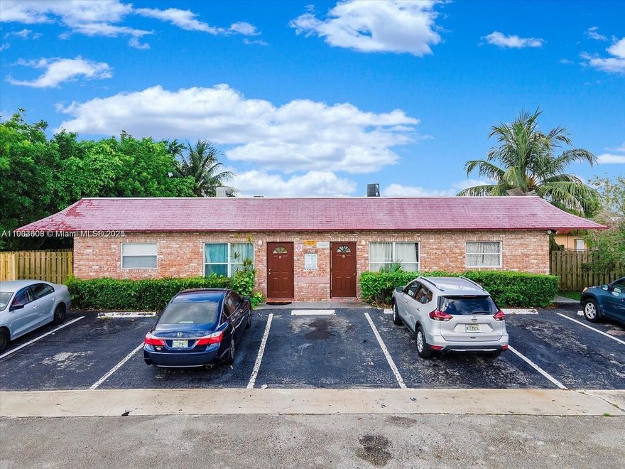 Last unit available – act fast! Spacious 2-bedroom, 1bath in a pet-friendly fourplex with central AC, in-unit laundry, rapid approval, and no association delays! Enjoy an open layout filled with natural light, large bedrooms with ample closet space, a modern bathroom, and an updated kitchen with plenty of storage and countertop space. Features include private entrances, assigned parking, and water included in rent. Pet friendly bring your furry friend! Located in a quiet, well-kept neighborhood near shops, dining, and public transportation. Easy movein terms, unbeatable location, and limited availability – apply today before it’s gone! Perfect for professionals or small families seeking comfort, convenience, and a move-in ready home near everything South Florida- schedule your showing now!