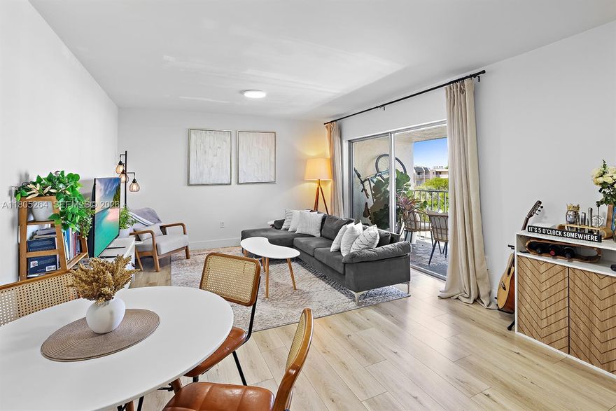 Gorgeous top-floor corner unit in the highly desirable, gated community of Kings Creek South! This fully remodeled condo features a brand new kitchen with quartz countertops, stainless steel appliances, and luxury vinyl flooring throughout. Both bathrooms have been tastefully updated with modern vanities, new toilets, and sleek fixtures. Additional upgrades include LED lighting, black matte door hardware, a new electrical panel, and a brand-new A/C system for added comfort and efficiency.

The unit offers 2 assigned parking spaces, rare to find! The building has reserves (buyer to verify independently) and a new elevator is scheduled to be installed, adding long-term value and convenience.

Enjoy a peaceful, well-maintained community with easy access to the Palmetto Expressway, and just minutes from Dadeland Mall, shopping, dining, and more.