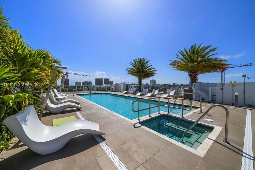 This residence boasts soaring 9’ ceilings, a spacious split floor plan, Porcelain floors throughout. The kitchen—featuring Wolf and Sub-Zero appliances, sleek Ital-Kraft cabinetry, Quartz countertops. The master suite offers double vanities, a rain shower, W/in Closets. Step out onto your private balcony to soak in serene views of the beautiful Bay Harbor Islands: LE JARDIN, A collection of 30 luxury homes in the Exclusive Bay Harbor Islands. —Rooftop pool and Jacuzzi with breathtaking views. Summer kitchen terrace— A fitness center, sauna, and attended lobby. Located in a walkable, family-friendly neighborhood near top-rated schools, world-class shopping at Bal Harbour, pristine beaches, and award-winning dining. A MUST SEE