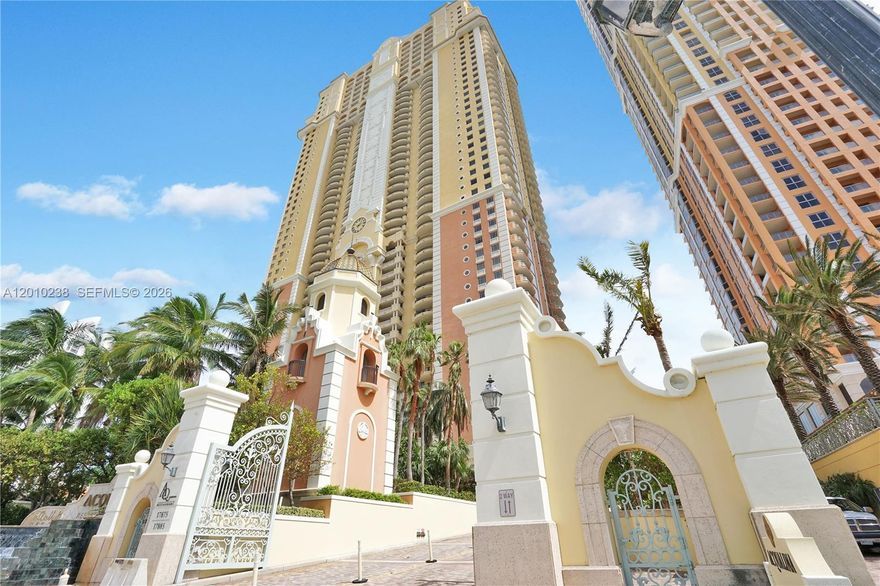 Gorgeous spacious 3 bdr/3 bath with beautiful ONYX flooring through all out, tastefully furnished and decorated. Big light bedrooms, roomy living room, office area, dining room, breakfast table, great fully equipped kitchen, big laundry room. Unit features 2 balconies: one with the spectacular direct ocean views, second - beautiful intercostal & bay views. Owner will sure enjoy valet parking, gym, SPA, restaurants, beach service, 4 swimming pools, 24hr room service, concierge and more. Upscale living for a sophisticated client in world famous Acqualina Resort!