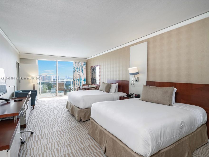 LUXURY LIVING AT ITS FINEST AT THE TRUMP INTERNATIONAL BEACH RESORT. VERY RARE OPPORTUNITY TO OWN THIS 04 LINE UNIT WHICH RARELY COME ON THE MARKET. ENJOY BREATHTAKING VIEWS OF THE INTRACOASTAL AND CITY ALONG WITH STUNNING SUNSETS VIEWS FROM BALCONY. CURRENTLY IN HOTEL MANAGEMENT PROGRAM THAT HANDLES ALL RENTALS, BOOKING AND UP-KEEPING MAKING IT EASY TO OWN & AIRBNB IS AN OPTION. UNIT COMES FULLY FURNISHED WITH KITCHENETTE, BEDROOM SET, LIGHTING, DESK AND SITTING AREA. AMENITIES INCLUDE GYM, SPA, 3 RESTAURANTS, 3 BARS (LOBBY, POOL & BEACH BAR), POOL/BEACH SIDE FOOD SERVICE, 2 POOLS, 3 HOT TUBS, CABANAS, PADDLE BOARD/JET SKI RENTALS, TENNIS, BASKETBALL/SOCCER AREA, CHILD CARE, SECURITY, VALET, WALK TO RESTAURANTS/SHOPPING AND HOUSE OF WORSHIP.