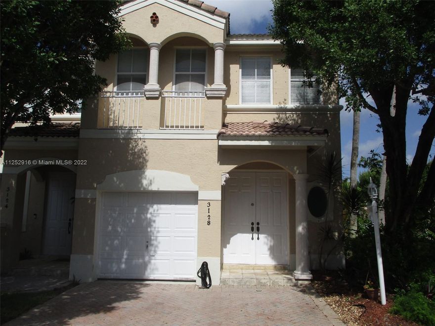 SUPER DESIRABLE TWO STORY TOWNHOME IN COSTA D’ ORO, ONE OF THE BEST KEPT SECRETS IN DORAL! 
THIS IS A CORNER UNIT INSIDE A GATED COMMUNITY AND IN EXCELLENT SHAPE, WITH LOTS OF NATURAL LIGHT. IT FEATURES 2 UPSTAIRS SUITES WITH WALK IN CLOSETS AND FULL BATHROOMS. DOWNSTAIRS, THERE’S A 1/2 BATH, A FULLY EQUIPPED KITCHEN WITH STAINLESS STEEL APPLIANCES, A LARGE PANTRY, AND ONE CAR GARAGE WITH WASHER AND DRYER. THERE IS TILE AND WOOD FLOORS THROUGHOUT, ALSO HURRICANE SHUTTERS. THIS QUIET AND FRIENDLY DORAL COMMUNITY HAS VERY LOW ASSOCIATION FEES, WITH GREAT SCHOOLS JUST MINUTES AWAY. THIS CONVENIENT LOCATION IS VERY CLOSE TO MAIN ROADS, EXPRESSWAYS, SHOPPING, RESTAURANTS AND PLENTY MORE OF DORAL VIBRANT ENTERTAINMENT LIFESTYLE. PLEASE TEXT LA FOR SHOWINGS. SEE BROKERS REMARKS.