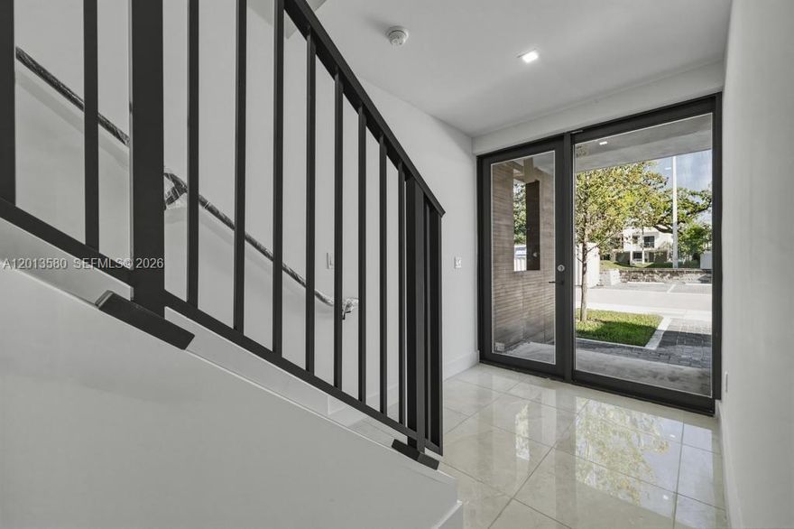Brand-new 4BR/3.5BA townhome offering approximately 1,800 SF of modern living with a rare, highly functional layout. Designed for both comfort and flexibility, this residence features hurricane-impact windows, an open-concept kitchen with sleek finishes, and a bright, spacious living area.
The first floor includes a bedroom with full bath, ideal for guests, a home office, or multi-generational living. Upstairs offers three additional bedrooms, two bathrooms, and a private balcony overlooking a serene garden view, providing a peaceful outdoor retreat.
Additional highlights include two-car parking, generous storage space, and a fenced outdoor area—perfect for relaxing or entertaining. Located in a gated community with resort-style amenities, including a pool, gym, and clubhouse.
A rare opportunity to own new construction townhome living that combines space, functionality, and modern finishes in a desirable community setting.