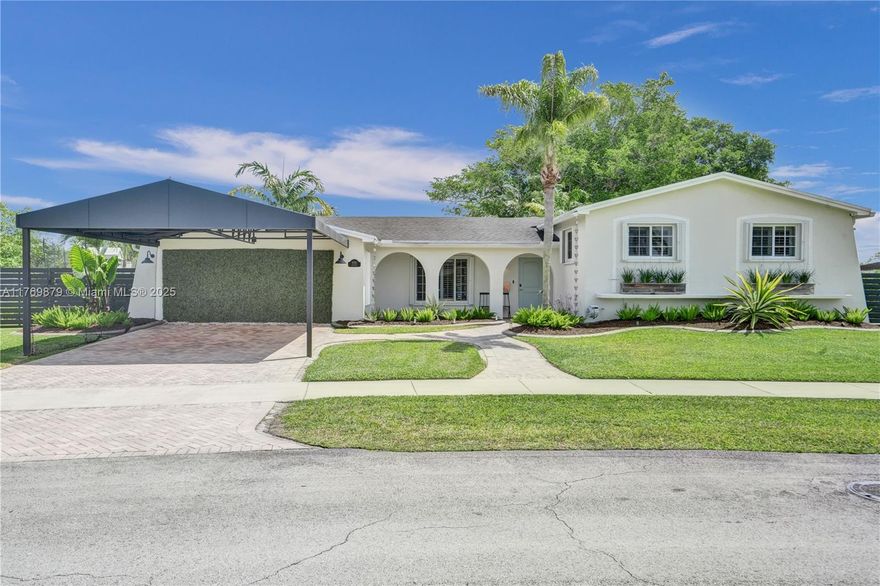Stunning home in cul-de-sac with breathtaking golf course views on an expansive 18,012 sqft lot. Open floor plan, four bedrooms, and three full bathrooms, including a luxurious master suite with a fireplace and impressive walk-in closet. One of the bedrooms includes a private bathroom. The home also boasts a recently replaced roof, just five years new. The gourmet kitchen is designed for both style and functionality, featuring granite countertops and stainless-steel appliances. Step outside to a spacious covered terrace, where a stone slab surrounds the inviting pool, offering picturesque views of the backyard and golf course. The lush backyard is perfect for relaxation and recreation, complete with a mini golf area and a swing set for endless family entertainment.
