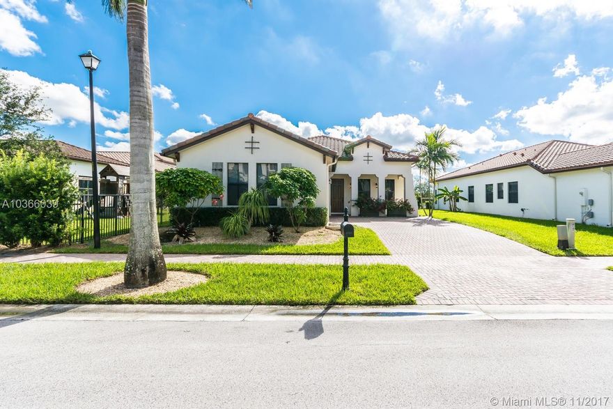 Stunning Mediterranean style Lake Front Home At the Most Sought Out Gated Community in Cooper City. As you walk in you are blown away by the grandeur of the formal living & dining rooms, The gourmet kitchen opens to a family room & over-sized breakfast nook over looking the beautiful lake, 4 Bedroom with customized closets, 3 Full Baths. Pool and terrace to enjoy the lake view. A Rated Schools. Resort style Amenities. Fully Furnished. ***AVAILABLE ON AUGUST 15th, 2018***.