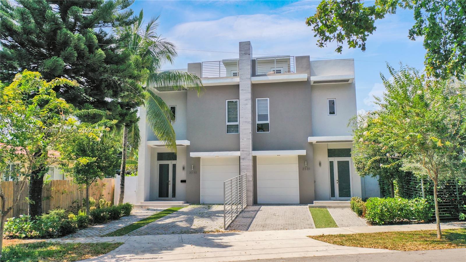 Beautifully crafted 2023 modern townhome offering 2,440 sq ft of elegant living. This fully furnished residence includes 3 large bedrooms, 3 sleek bathrooms, and a bright open floor plan. Indulge in a chef-style kitchen with premium appliances, your own private pool, and a spacious rooftop terrace ideal for hosting. The attached garage provides added ease and security. Nestled in a desirable area close to top schools, shops, and restaurants. Discover unmatched comfort and elegance in this outstanding rental. Move-in ready today. Don’t miss your chance to enjoy this thoughtfully built home that blends stunning design and practicality—an ideal oasis within a lively, sought-after neighborhood.