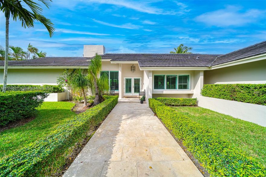 Introducing a beautifully remodeled 4-bedroom, 3-bathroom home nestled in the sought-after Galloway Glen neighborhood of East Kendall, Miami, FL. This residence offers a perfect blend of modern luxury and outdoor entertainment.  Upon entering, you'll be greeted by the spacious interior featuring high ceilings and exquisite marble flooring. The stylish kitchen with a central island is a chef's dream, while the living spaces are designed for both relaxation and hosting guests. The expansive covered terrace and travertine deck floors provide a tranquil setting for outdoor gatherings, complemented by a generous 0.5-acre outdoor space featuring a sparkling pool and a custom-built BBQ area. Conveniently located near Dadeland mall and The Falls. HOA covers 24-hour Florida Highway Patrol