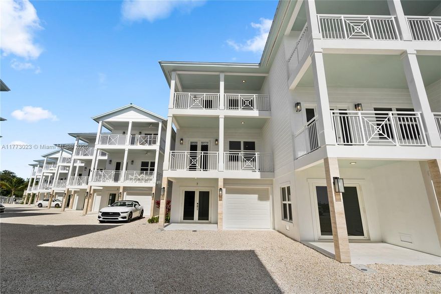 Peaceful Palms, a newly developed gated community offering 15 exclusive high-end townhomes in the heart of the Florida Keys. This oceanfront retreat boasts breathtaking views of the renowned Sandbar and Alligator Reef Lighthouse, providing the perfect blend of luxury, relaxation, and investment potential. Each three-bedroom, three-bathroom townhome is thoughtfully designed with expansive balconies on both the second and third floors, a spacious garage, and pet-friendly accommodations. Peaceful Palms is designed to accommodate weekly rentals with the proper permitting, offering an incredible opportunity for investors. With the possibility of new building permits becoming unavailable in the Florida Keys, now is the time to secure your place in this sought-after destination.