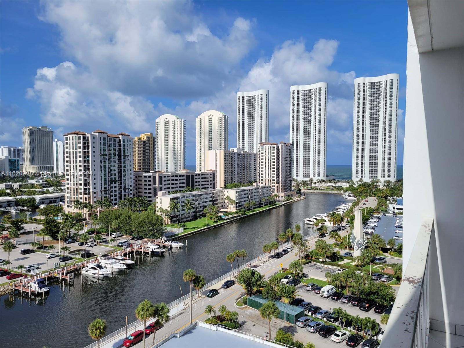 Seasonal Rental. Beautiful fully furnished unit with 2 bedrooms and 2 full baths. Impact windows and tiles throughout the unit. Spectacular views of Sunny Isles Beach, Aventura and Intracoastal. Full amenities building with 24hrs security, valet parking, fitness center, swimming heated pool, sauna, tennis courts, billiard room and ping pong table. Great location just steps from the beach & Haulover Park, close to Bal Harbour, Aventura & South Beach. Rent includes internet, cable and pest control. No pets allowed.