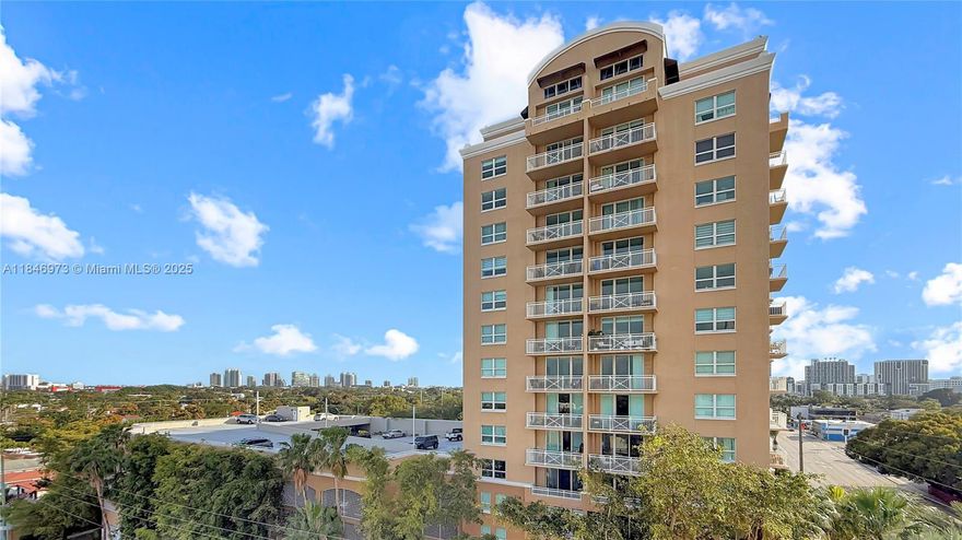 Your door to Coral Gables! Step into luxury with this beautifully remodeled 1-bedroom, 1-bathroom sanctuary at Da Vinci Condominium. Featuring gorgeous vinyl floors, modern designer lighting, a custom built-in closet, brand new AC unit (2025) & floor-to-ceiling sliding glass doors leading to a spacious balcony, this home is bathed in natural light. The sleek kitchen offers premium SS appliances, while the spa-like bathroom exudes elegance. An in-unit washer & dryer adds ultimate convenience. Residents enjoy 24/7 security, gym, sauna, resort-style heated pool, and secure parking garage. Exceptionally located just blocks from Miracle Mile, Douglas Park, and The Plaza at Coral Gables, and minutes to MIA, Coconut Grove, UM, and Brickell. Current Special Assessment was paid by the Seller.