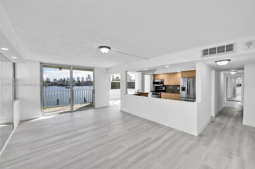 “Discover waterfront living in the heart of Eastern Shores at your own corner 2-bed, 2-bath condominium offering 1,213 sq ft of residence space, with sweeping Maule Lake views and direct water access. Located one bridge from the beach, this turnkey unit features a refined floor plan in a gated, full-service building with amenities galore: tennis courts, gym & sauna, waterfront pool & jacuzzi, lounge/party room and private dock-space options. With updated interiors, high-impact doors/windows recently completed building-wide, and strong value in the current market — this is waterfront lifestyle at a smart price.” Provides “bayfront, ocean access, navigable water, seawall” features per listing description — excellent for clients who value boating/fishing or simply scenic water views. Located in the Eastern Shores neighborhood, one bridge away from the beach — gives access to beach-town lifestyle while maintaining a slightly more residential calm. Gated 24-hour security adds comfort and peace of mind for residents. On-site amenities include: waterfront pool & jacuzzi overlooking the lake, men’s & women’s gym with sauna, lounge/party room, two new tennis courts, BBQ area. These lifestyle features are excellent for marketing. seeking waterfront living near Miami’s beaches but not paying ultra-luxury ocean-front price tiers, this represents an excellent balance of location + amenities + value.  it’s in a desirable water-access neighborhood.