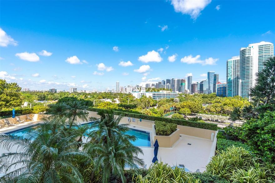 Step into your own private retreat in the heart of Brickell. This freshly updated 1-bedroom, 1-bath apartment offers a calming pool view, a spacious kitchen, two closets, and the convenience of in-unit laundry. The building is packed with resort-style amenities: enjoy the community pool, gym, sauna, business center, and event space, plus free valet parking to welcome and impress your guests. The neutral finishes throughout provide the perfect backdrop to add color and make the space truly your own.