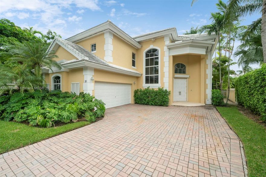 Enjoy the lifestyle in Key Biscayne’s only single family private and gated community.  This beautiful residences offers a great floor plan with  6 bedrooms, 6 bathrooms with tons of natural light throughout.  Recently remodeled with a gorgeous modern kitchen and staircase that make it elegant and magnificent.   This is the perfect home to enjoy with your family as it has 4,208 Sq Ft under A/C …. Featuring formal living and dining, family room, large kitchen, plantation shutters, and an enclosed 2 car garage.  A beautiful pool and jacuzzi area to enjoy Florida’s sunshine with lush landscaping for privacy.  Walk to the beach and Ritz Carlton restaurants and amenities.  Move in ready and easy to show.