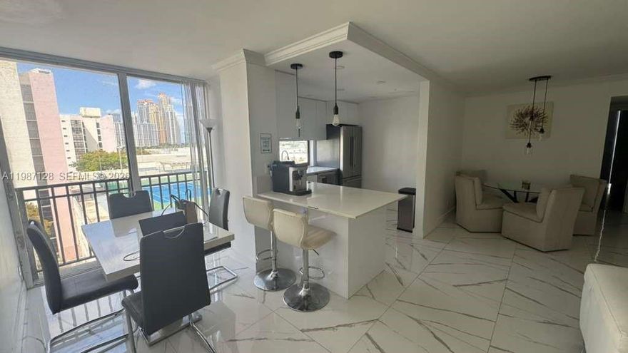 Welcome to the stress-free condo living with 24-hour security in this charming seventh-floor unit. Section 8 voucher rent amount approved! 
 Just a short elevator ride brings you to everything Sunny Isles Beach has to offer.

This amenity-rich community features a resort-style pool, fitness center, professionally landscaped grounds, jacuzzi, tennis courts, basketball courts, and a jogging path perfect for an active and relaxing lifestyle.

The unit is ideally located just a 4-minute walk to the pristine beaches of Sunny Isles Beach, where you can enjoy the natural beauty and ocean breeze every day.

Inside, floor-to-ceiling windows and stylish finishes fill the space with natural light. The unit offers 2 bedrooms and 2 full bathrooms, along with a renovated kitchen and new appliances, making it move-in ready and perfect for comfortable living.

Additionally, you are just a short drive from the shopping, dining, and entertainment options of Aventura, with convenient access to two major airports. A perfect place to relax, enjoy, and leave your worries behind. 

Contact the agent for the video.
Availability in Spanish, Portuguese, and Italian.