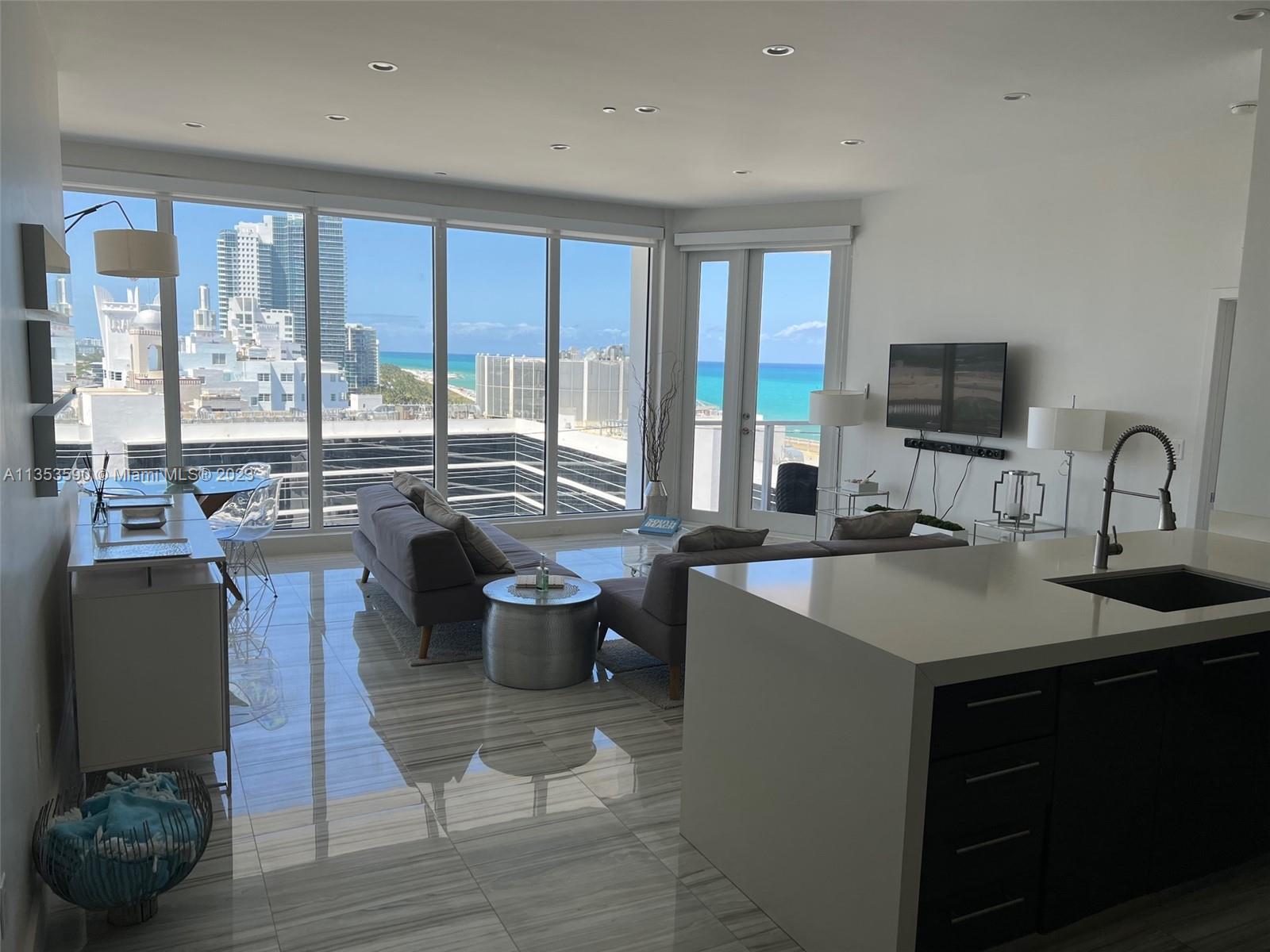 Rental Property at 100 Lincoln Rd Ph9, Miami Beach, Miami-Dade County, Florida - Bedrooms: 2 
Bathrooms: 3  - $9,000 MO.