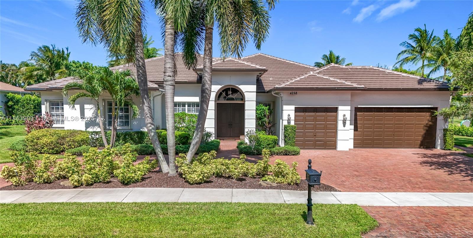 You'll love this 4BR/3BA lakefront gem with its OWN PICKLEBALL COURT in Imagination Farms! Step into 14-ft ceilings and a light-filled, open layout designed for modern living. This home shines with an oversized primary ensuite, 3 stylishly updated baths, elegant droplet chandeliers, and an extra flex room-gym & a chef's kitchen with quartz countertops, natural wood cabinetry, and updated appliances. Notable upgrades include a new roof, 2 newer A/Cs, updated flooring, plumbing, lighting, and a full house painting. Outside, a lush private oasis features a spacious patio with new motorized awning, sparkling 20'x40' pool, tropical landscaping, mature fruit trees, garden lighting, and hurricane shutters. Rent includes HOA, pool and yard maintenance. Owner may consider a purchase-option.
