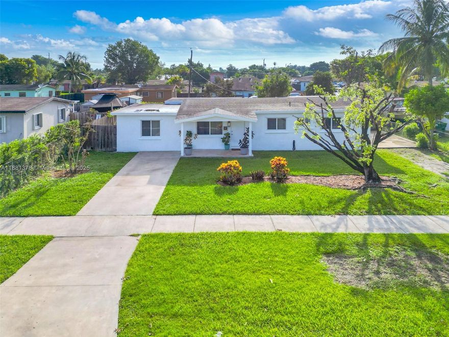 FULLY RENOVATED 1,882 square foot Split floor plan 4BR/2BA home with 1,882 SF on an 8,000 SF lot. Perfect layout for in-law quarters AND additional room/area used as den/office.  Major upgrades 2020–2025: new roof, PVC plumbing, updated electrical, 4-ton A/C, tankless water heater, tempered glass windows. Interior boasts new tile flooring, recessed lighting, modern kitchen with quartz counters & stainless steel appliances, expanded pantry, and updated baths. Spacious bedrooms with custom closets. Freshly painted, fenced yard, and outdoor enhancements.