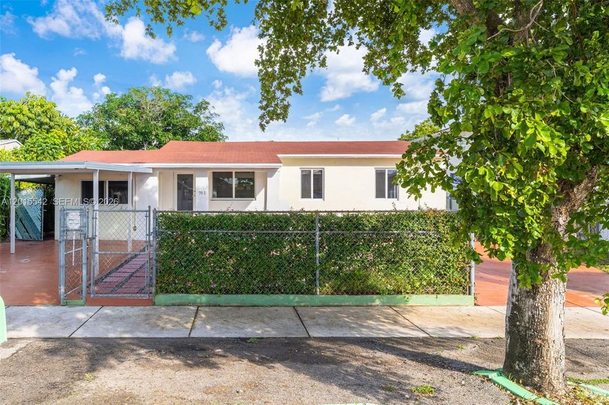 This charming and meticulously maintained home offers proximity to SW 8 Street with a versatile living arrangement that suits various needs. Featuring 4 spacious bedrooms and 2 bathrooms, it also includes an additional in-laws quarters complete with 1 bedroom and 1 bathroom. The property can be effortlessly adapted to function as a 3 bedroom, 1 bathroom residence, with two separate in-laws quarters. Situated in a prime location, the home boasts the convenience of impact windows, solar panels, washer and dryer. Its proximity to major highways, reputable schools, and a variety of amenities further enhances its appeal. This property presents an outstanding opportunity for comfortable and convenient living, offering both flexibility and practicality for its future residents.