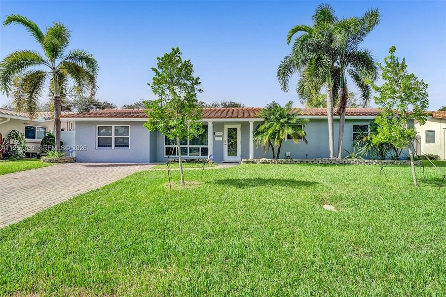 Stunning 4-bedroom, 2-bathroom home located in beautiful Deerfield Beach the cove neighborhood, east of US-1. This move-in-ready property features granite countertops, stainless steel appliances, and beautifully updated bathrooms, along with a heated pool and expansive pool deck—perfect for entertaining or relaxing year-round. Conveniently located close to shopping, dining, and the beach. Furniture is available for purchase, making this a turnkey opportunity. Just bring your toothbrush and start enjoying sunny Florida living.