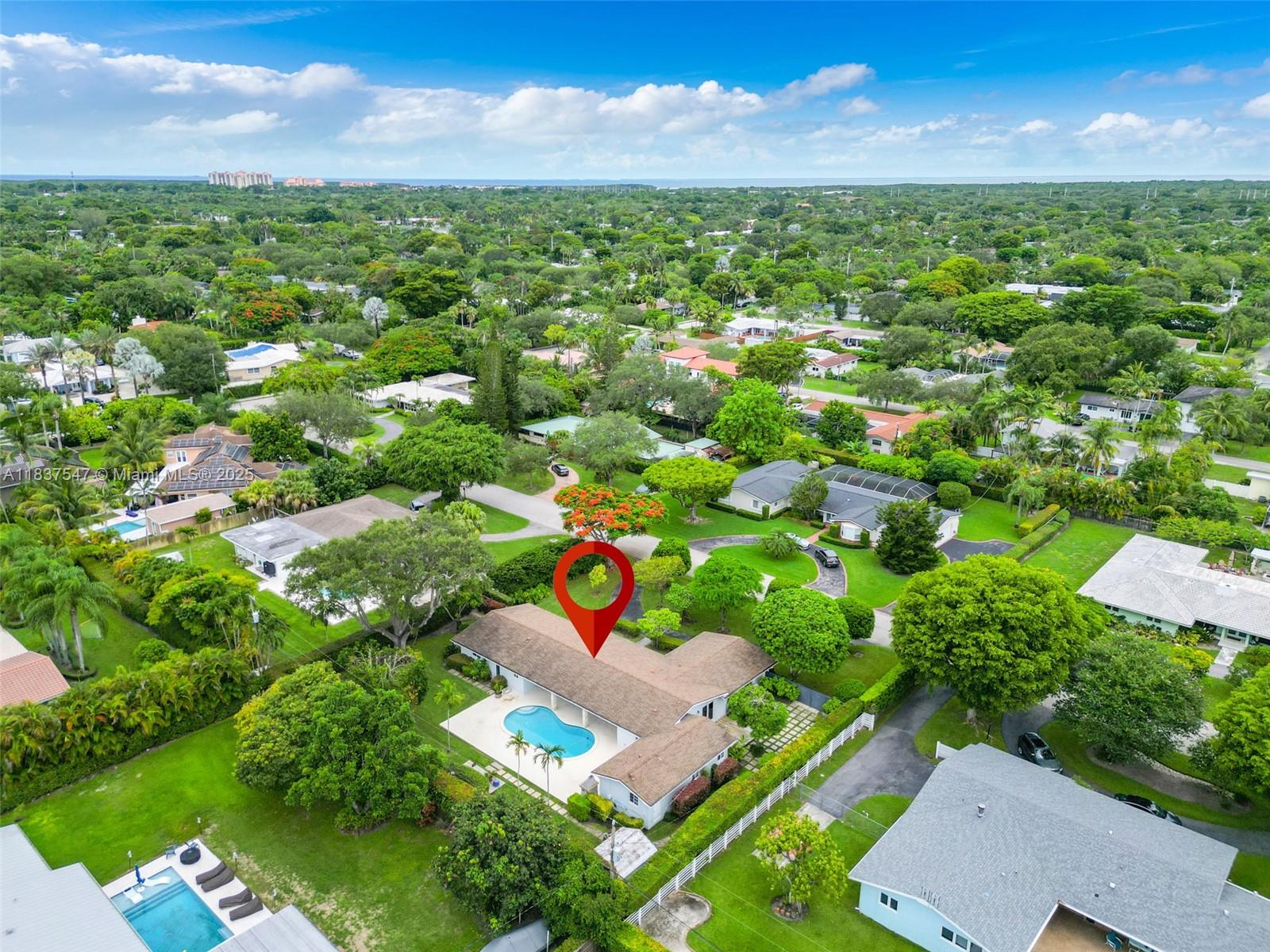 Best value for a pool home in Pinecrest! Don’t miss this beautiful 4BD, 3.5BA property featuring an ideal split floor plan and a lush, fenced backyard with a 30x15 pool. Enjoy Florida living with a large covered patio, perfect for outdoor dining year-round. If you love to cook, you will be impressed by a real chef's kitchen with its Thermador gas range and abundant storage.
The converted garage offers a versatile additional space—ideal for a home office, gym, playroom, or media room. Additional highlights include impact windows throughout and a spacious circular driveway. Landscaping and pool maintenance also included in rent. Call today to schedule your private tour