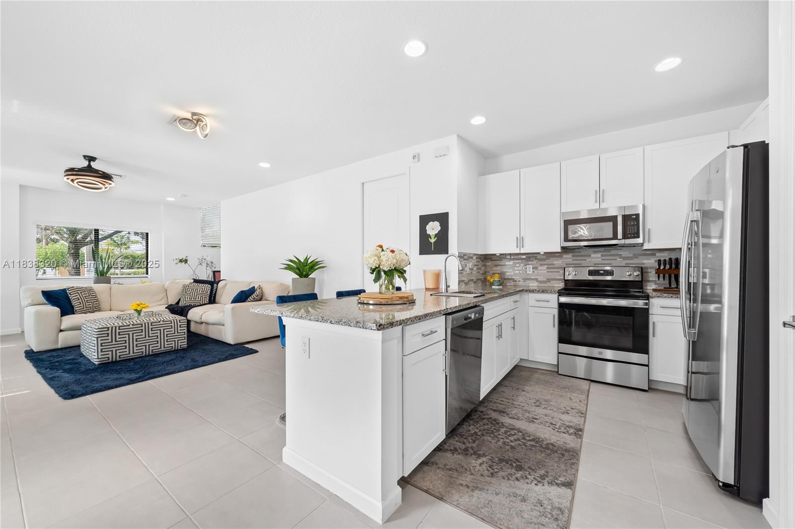 Bright and spacious 3BR/2.5BA corner townhome in a well-maintained, intimate Fort Lauderdale community. This two-story unit offers an open floor plan, abundant natural light, and a private, airy feel. Enjoy a 2-car garage, guest parking, and walkable access to shops, markets, and essentials. Located in a peaceful neighborhood with quick access to highways and schools, this newer-construction home blends comfort, value, and smart design. A great opportunity in one of Fort Lauderdale’s fastest-growing areas. Depending on the offer, the home can be sold fully furnished.