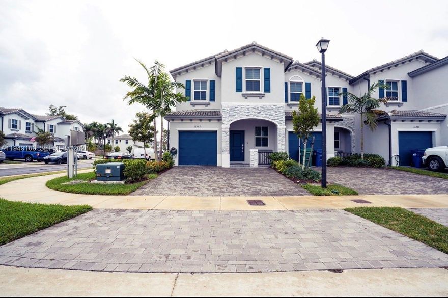 Stunning corner-unit new construction townhome in Cedar Pointe! This spacious 3-bedroom, 2.5-bath residence offers modern living with an open-concept layout. The bright, contemporary kitchen features stainless steel appliances, quartz countertops, and a cozy breakfast area. The first floor includes a convenient half bath and a one-car garage. Upstairs, the primary suite boasts a generous walk-in closet and a luxurious en-suite bathroom. The patio offers independent access, perfect for added privacy and convenience. Ideally located close to restaurants, entertainment, and more—this home is a must-see!