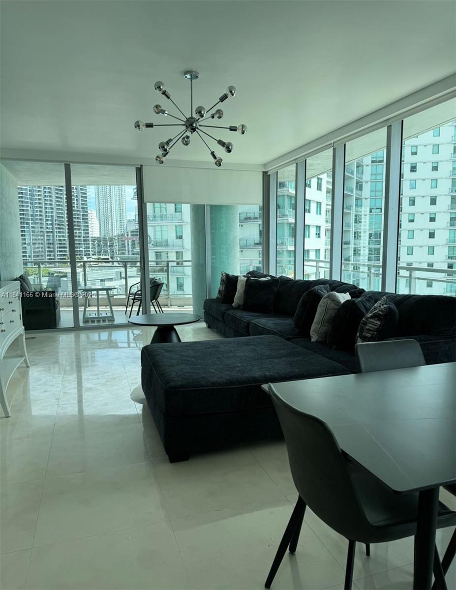 BEAUTIFUL APARTMENT 2/2.5 CORNER UNIT, BIG BALCONY, WITH CITY AND RIVER VIEWS, SEMI FURNISHED WITH, 1 PARKING SPACES, CABLE AND INTERNET INCLUDED, UPDATED AMENITIES, EASY HIGHWAY ACCESS, CLOSE TO BRICKELL CITY CENTER