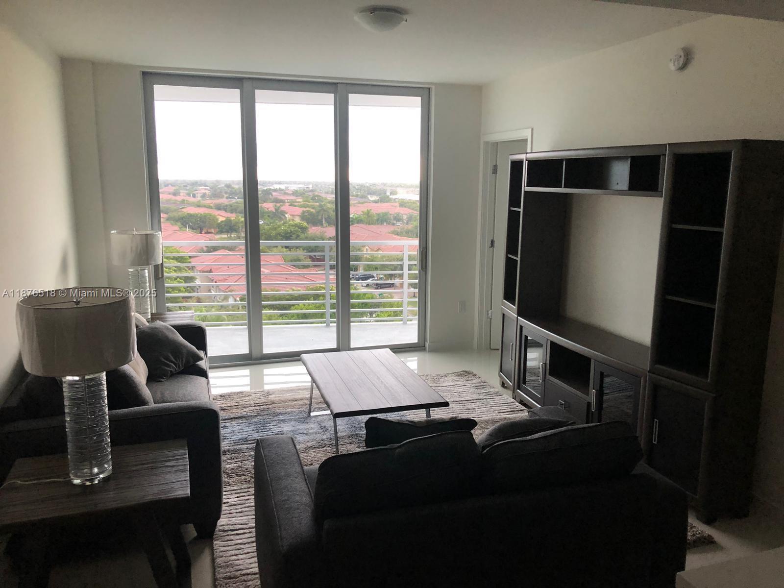 Cozy condo featuring 2 beds and 2 baths, furnished, situated in Midtown Doral, private balcony with western exposure along 107th Ave for stunning evening sunset views. This contemporary residence with elegant porcelain tile flooring throughout, an expensive open-concept kitchen equipped with Italian cabinets, quartz countertops, and stainless steel Bosch appliances. Monthly rental fee includes water, cable TV, and high-speed internet connectivity, amazing amenities including a gym, pool, spa, and spinning room. Two designated parking spaces included. The prime location provides convenient proximity to schools, medical facilities, pharmacies, groceries stores, restaurants, and retail shops. Quick and easy highway access.