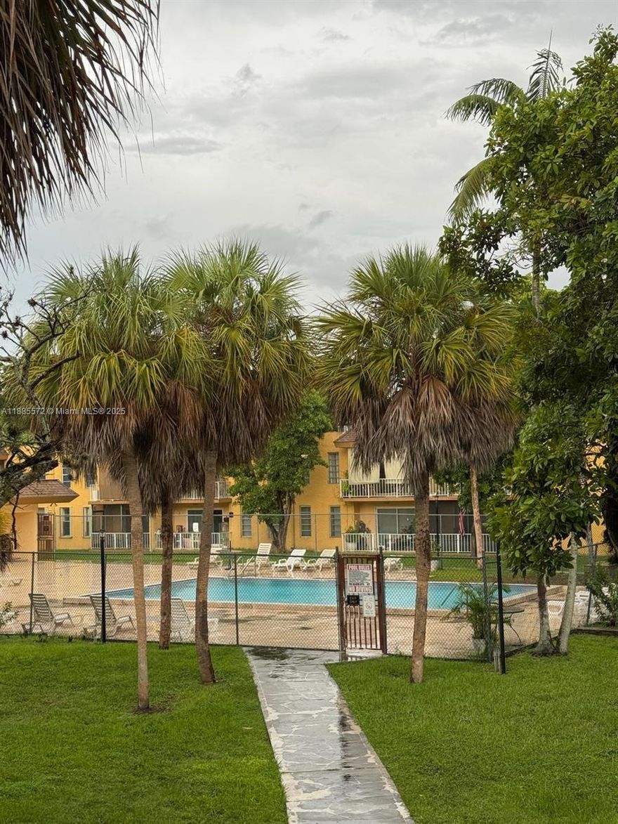 Come check out this beautifully maintained 3-bedroom, 2-bath corner unit on the top floor, next to the stairs. This spacious home offers two large balconies filled with natural light and is tucked inside a gated community with a pool. Features include new floor, new AC and new Water Heater, new impact windows, near a hospital and a mall in the center of Kendall. food disposal, and 2 parking space available. With the 40-year building certification already complete and no special assessments, and this association has a reserve, this is a move-in ready unit provides comfort. Don’t miss out; schedule your showing today!