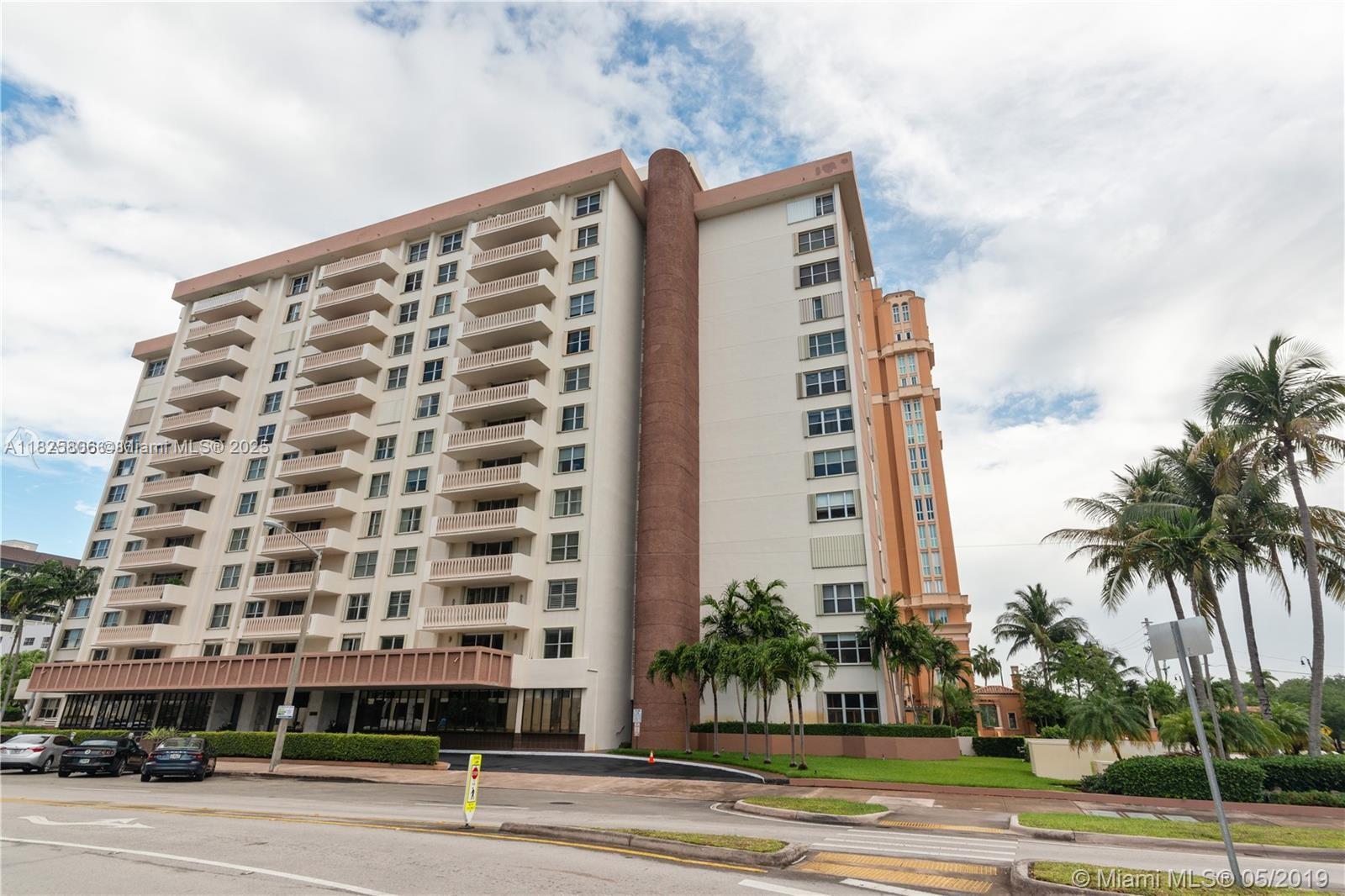 Dreaming of true urban living? Here’s your opportunity. Spacious and bright residence at Gables Plaza offers the perfect blend of elegance and comfort. Features updated flooring, in-unit washer/dryer, generous closet space, and a large private balcony with peaceful city views. Residents enjoy resort-style amenities including a pool and 24-hour concierge service. A valuable benefit: electricity for hot water and A/C is included in the maintenance fee—keeping monthly bills low and predictable. Ideally located just steps from Miracle Mile’s renowned shopping, dining, theaters, and cultural venues, and minutes from golf, tennis, pickleball courts, lush parks, and top-rated schools. Live in “The City Beautiful,” one of South Florida’s most walkable and prestigious communities.