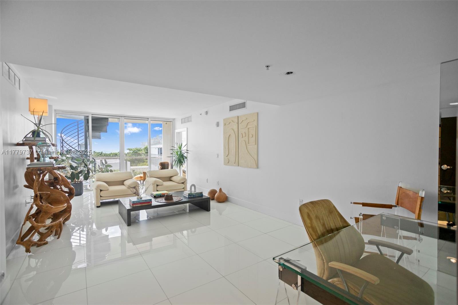 Gorgeous 2-bed 2-bath corner penthouse with private 1300-sf rooftop with a jacuzzi and unobstructed views of the ocean and Collins Park. Artecity has amazing amenities: Beach service, gym, valet, internal courtyard with two pools. The unit features walls of glass, 10-foot ceilings, and beautiful white porcelain floors. Tenant in unit until 4/30, unit available after 4/30. Easy to show, text listing agent. Can come unfurnished or furnished.
