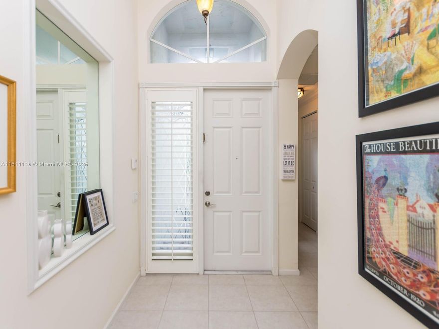 Discover your dream home! Stunning residence blends luxury and modern living on a serene street. Enjoy high-end finishes and a seamless open-concept layout that unites the living, dining, and kitchen spaces.

Expansive master suite features dual walk-in closets, double sinks, a Roman tub, and a separate shower. Stay secure with accordion hurricane shutters while soaking in the lush natural surroundings.

Valencia Pointe offers unbeatable amenities: a 35,000 S/F clubhouse by a scenic lake, perfect for social events with card rooms, an arts-and-crafts studio, a fitness center, and a ballroom. Relax by the resort-style pool, six tennis courts, or practice your swing on the putting green. Plus, enjoy quick access to shopping, dining, and entertainment. Don’t miss this prime lifestyle!