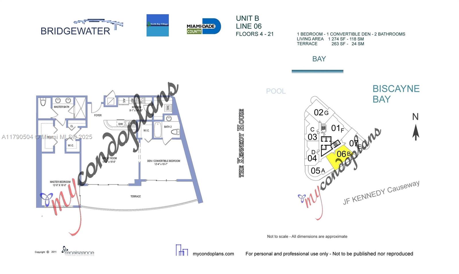 THE BRIDGEWATER CONDO - Residential Lease