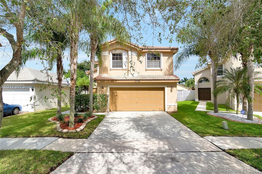 Elegantly remodeled home on cul-de-sac in sought after community of Silver Lakes.  Home boasts tastefully updated kitchen with chic white cabinets, stainless steel appliances and granite counter tops. Updated master and guest bathrooms as well as new 24 inch tile throughout the first floor.  Oversized lot with pool and sleek pavers. Minutes away from central shopping centers, major highways, great schools and Memorial Hospital Miramar.