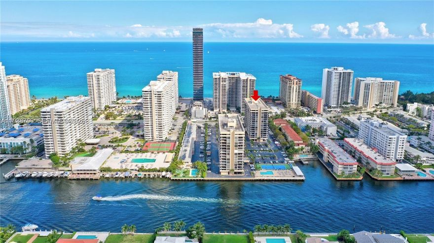 WELCOME TO THIS COASTAL CONTEMPORARY WATERFRONT RETREAT WITH ABUNDANT NATURAL LIGHT WITH OCEAN, INTERCOASTAL and SUNSET VIEWS! Fully renovated 2BD/2BA + DEN corner residence in Hallandale Beach featuring direct beach access, this 1,360 SF home offers magnificent water views with floor-to-ceiling ALL NEW HURRICANE IMPACT WINDOWS AND DOORS and remote control sun screens throughout the unit, wrap around balcony, modern open concept kitchen with quartz countertop island and custom cabinetry opening to a very spacious living room and dining room, Porcelain floors, custom closets and renovated with high end quality and finishes. Enjoy a tranquil coastal Lifestyle in this boutique style building with only 10 residents per floor. 5 Star amenities include :24-hour security, tennis courts, heated pool, fitness center, sauna, billiard room and renovated lobby. Building has completed the 50-year re-certification and has been newly painted with the Lowest HOA Fees on South Ocean Drive at $830.00 per month. Financially secure building and no assessments. PRIME LOCATION BORDERING GOLDEN BEACH, CLOSE TO SHOPPING, THE AVENTURA MALL, BAL HARBOUR SHOPS, HOLLYWOOD FT. LAUDERDALE AIRPORT & LUXURY RESTAURANTS.
    **A-1 MOVE IN CONDITION FULLY FURNISHED RESIDENCE!!! ** THIS CONDO OFFERS IT ALL !