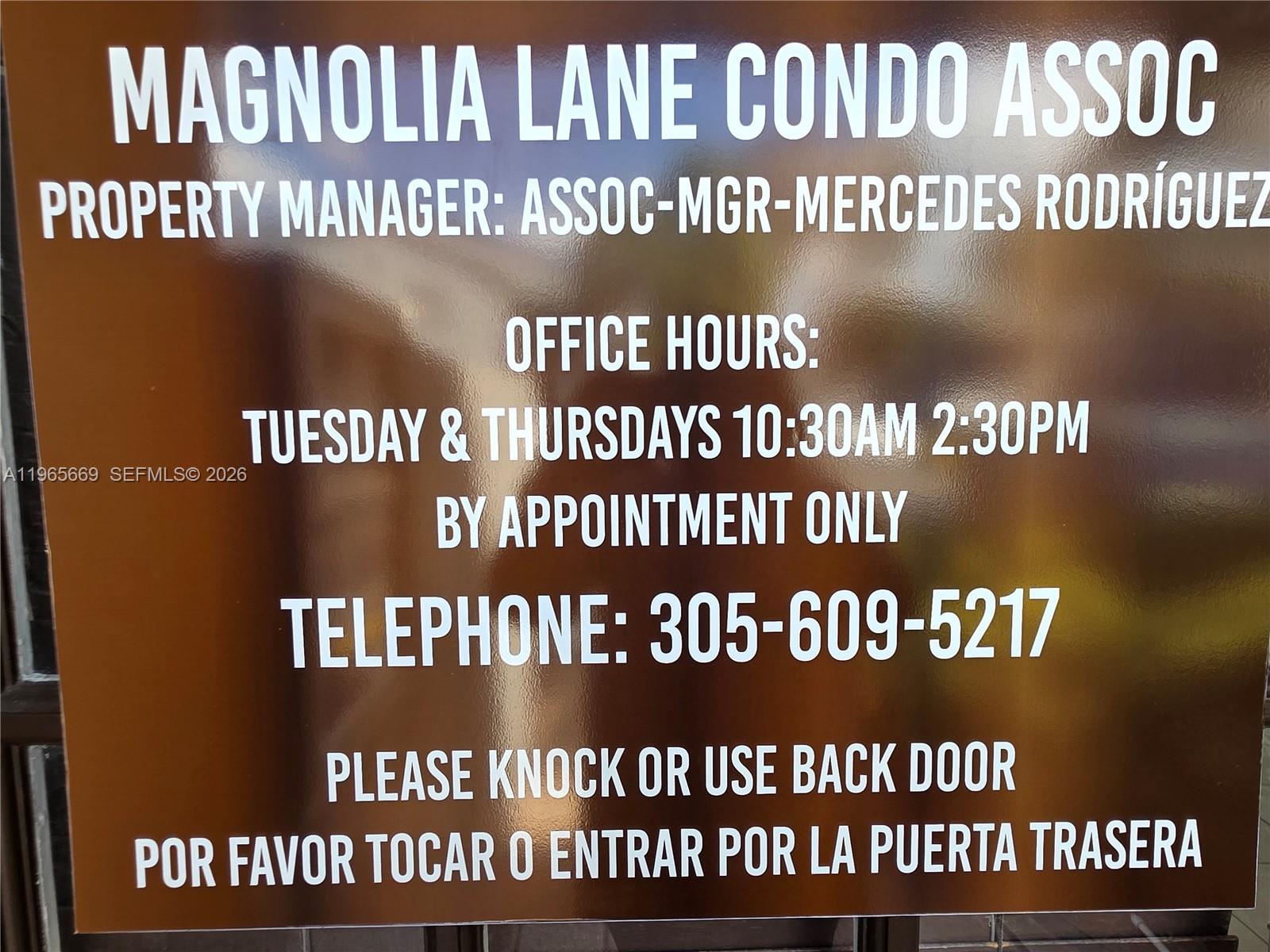 MAGNOLIA LANE CONDO - Residential