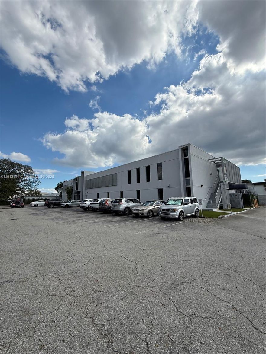 Second floor professional office space totaling approximately 2,800 square feet (negotiable). Layout includes multiple private offices, a conference room, reception area, workspace, and kitchenette. The space offers ample light and shares on-site parking. Conveniently located in the Kendall/Sunset area with easy access to the Palmetto Expressway (SR-826), Kendall Drive, and Sunset Drive. Suitable for professional and administrative use.