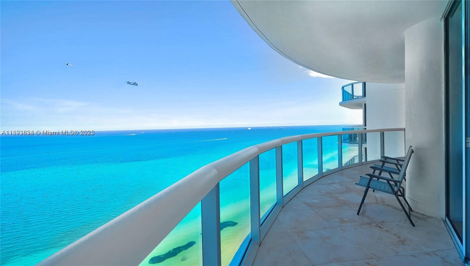 PANORAMIC DIRECT OCEAN VIEWS FROM EVERY ROOM BEAUTIFUL 2 BDRMS 2 BATH UNIT FULLY FURNISHED AND NICELY DECORATED MARBLE FLOORS FLOORS TO CEILING WINDOWS ITALIAN KITCHEN WASHER DRYER IN THE UNIT. BUILDING OFFERS 24 HRS CONCIERCE AND SECURITY STATE OF THE ART GYM VALET PARKING TENNIS COURTS CLOSE TO SOUTH BEACH AND BAL HARBOUR SHOPS
