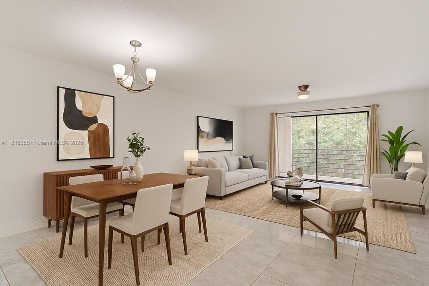 Beautiful, updated Condo conveniently located approximately 2 miles from Pompano Beach and just minutes from I95, close to Restaurants, Shopping, Amphitheater and Cultural Arts Center. Enjoy your own private back patio with additional walk in storage closet, outlet connection for washer and ventless dryer, 50 year inspection has been completed, no assessments pending. Amenities include heated pool & hot tub, His & Her Saunas, 2 Tennis Courts and Billiards, Surrounded by well maintained landscaping and water features for fishing enthusiasts. New AC installed Aug 2025, don't miss out on this exciting incredible opportunity, Schedule a tour and come see for yourself!